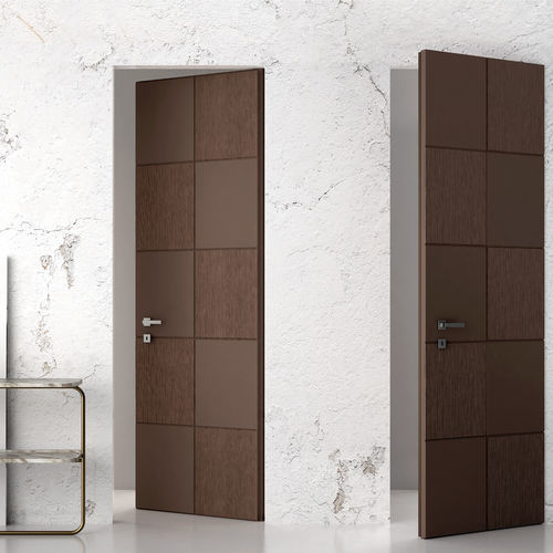 Interior door - T75V LEVEL PUSH -1A S1 - AGOPROFIL S.p.A - wooden / swing / contemporary
