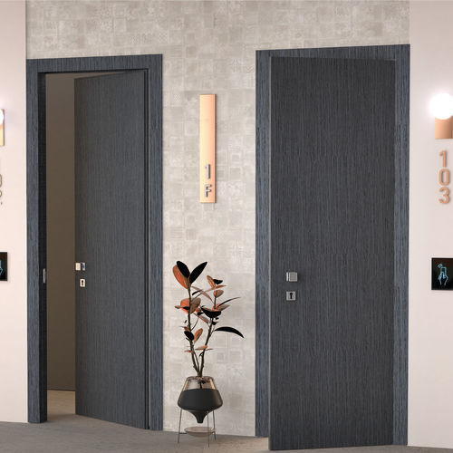 Interior door - Y21 PLANYA 1A S1/Y21 GHOST -1A S2 - AGOPROFIL S.p.A - wooden / swing / contemporary
