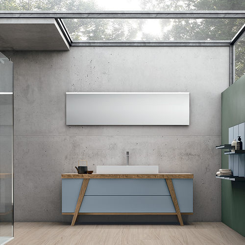Free-standing washbasin cabinet - COMP. FRA 01 - HAFRO srl - wood / contemporary / without door