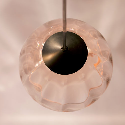 Pendant lamp - SOFT  - alma light - iron / blown glass / crystal