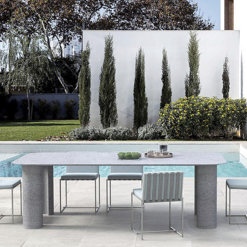 Contemporary dining table MOON PHASE spHaus polyurethane