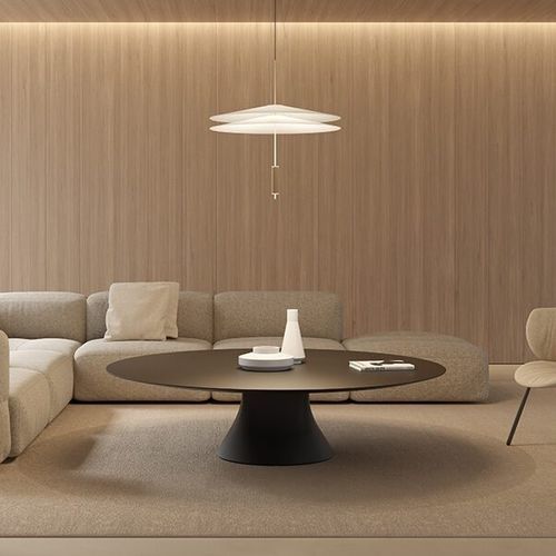 Contemporary coffee table - CAMBIO  - Viccarbe - lacquered MDF / HPL / melamine
