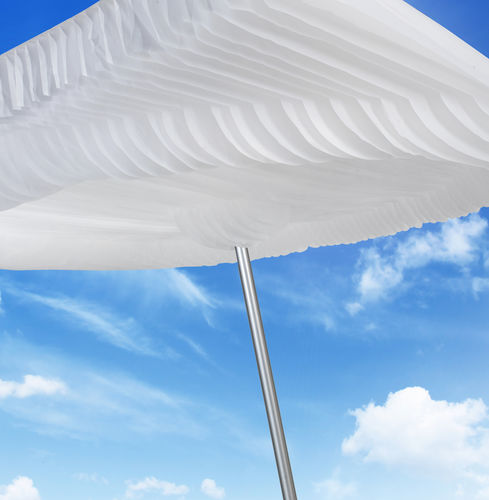 Square parasol - TWISTER - Symo Parasols - fabric / commercial