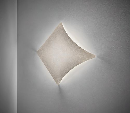 Original design wall light - Kite Medium - a emotional light - indoor / outdoor / stainless steel mesh