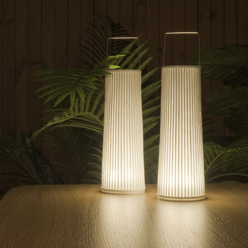 Nomad lamp - HIPATIA - a emotional light - stainless steel / stainless steel mesh / contemporary