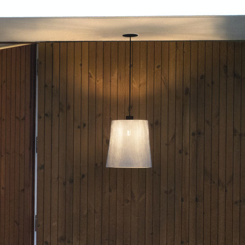 Pendant lamp - Virginia Large Outdoor - a emotional light - stainless steel / painted steel / minimalist design