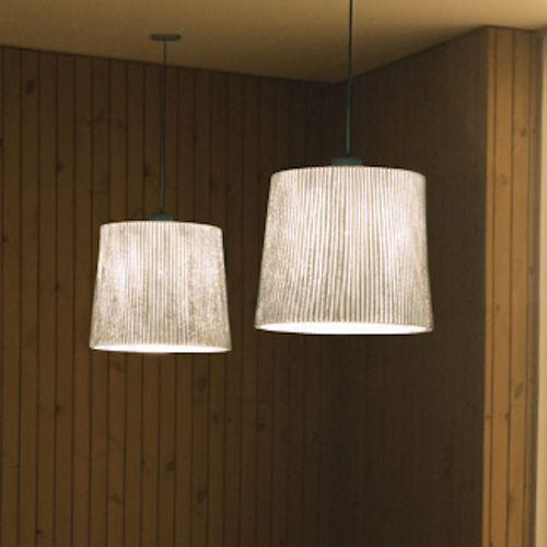 Pendant lamp - Virginia Small Outdoor - a emotional light - stainless steel / painted steel / minimalist design