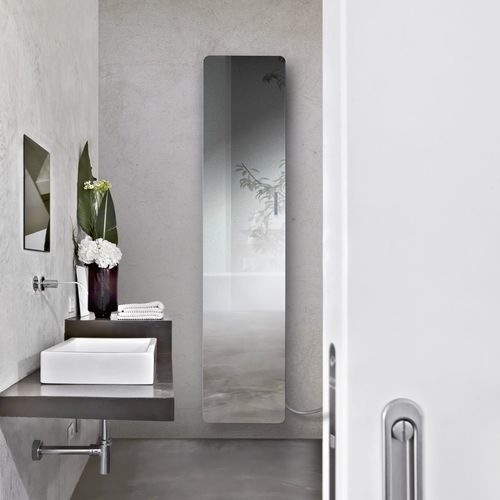Electric radiator - NEW IMAGE - DELTACALOR - 650 w / contemporary / mirror