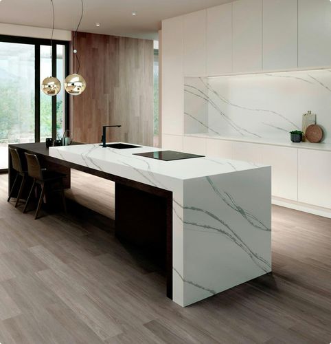 Interior wall-covering - Eternal Series - Cosentino - Silestone® / stone look / home