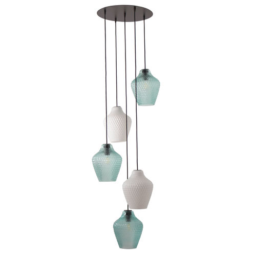 Pendant lamp - API - RIVIERA Light - brushed brass / glass / contemporary