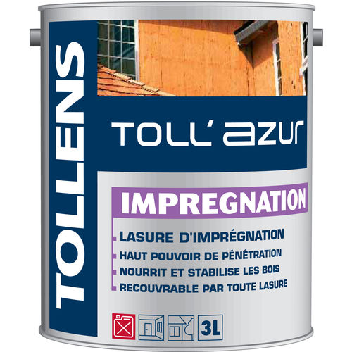 Finishing wood stain - TOLL'AZUR - Tollens - cold-applied