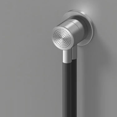 Round hand shower - HUM 24 66 - QuadroDesign - stainless steel 316L / contemporary / silver-colored