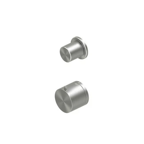 Thermostatic mixer tap - HUM 24 47.0M - QuadroDesign - bathroom sink / integrated / stainless steel