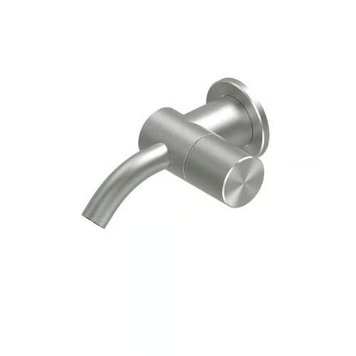 Washbasin mixer tap - HUM 24 20 - QuadroDesign - wall-mounted / built-in / stainless steel AISI 316