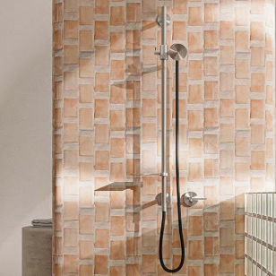Wall-mounted shower set - FFQT TS21.00 - QuadroDesign - contemporary / commercial / with hand shower