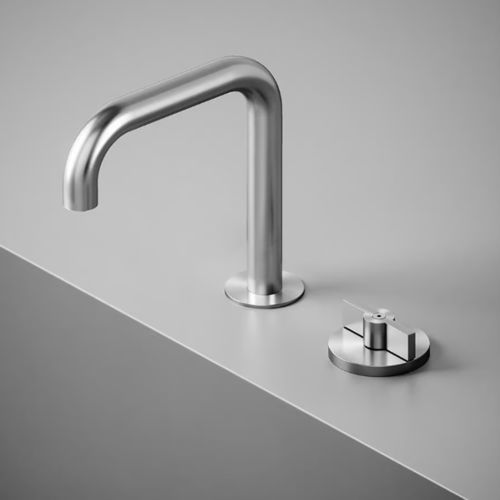 Bathroom sink mixer tap - VALVOLA01 19 31 - QuadroDesign - built-in / stainless steel 316L / bathroom