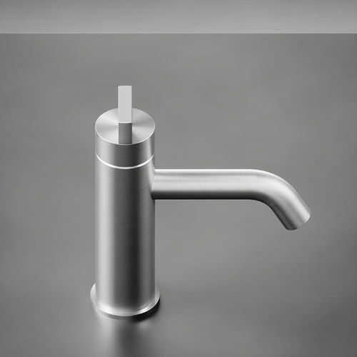 Bathroom sink mixer tap - Q 18 01 - QuadroDesign - deck mounted / stainless steel 316L / stainless steel AISI 316