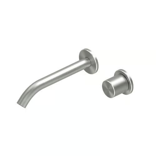 Bathroom sink mixer tap - HUM 24 11 - QuadroDesign - wall-mounted / built-in / stainless steel 316L