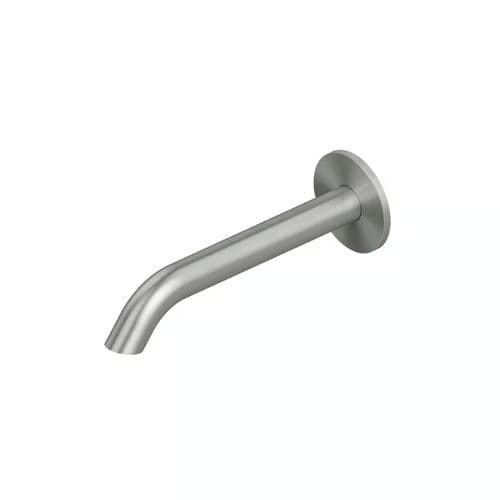 Stainless steel 316L washbasin spout - FFQT BC0625 - QuadroDesign - wall-mounted / silver-colored / black