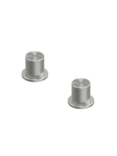 Bathroom sink mixer tap - HUM 24 52V - QuadroDesign - countertop / stainless steel / bathroom