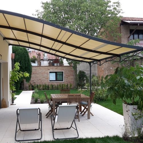 Self-supporting pergola - VENERE - FIVE STARS ITALY - wall-mounted / aluminum / galvanised steel
