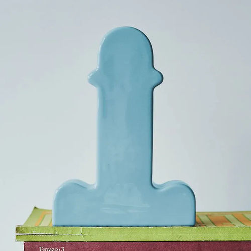 Original design vase - SHIVA  - BD Barcelona Design - glazed ceramic / by Ettore Sottsass / blue