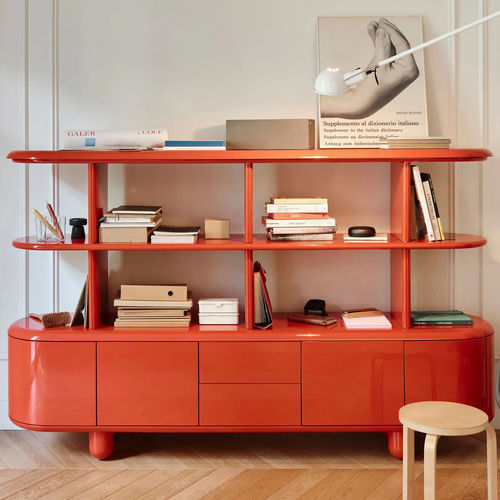 Contemporary sideboard - EXPLORER XL - BD Barcelona Design - lacquered MDF / MDF / alder