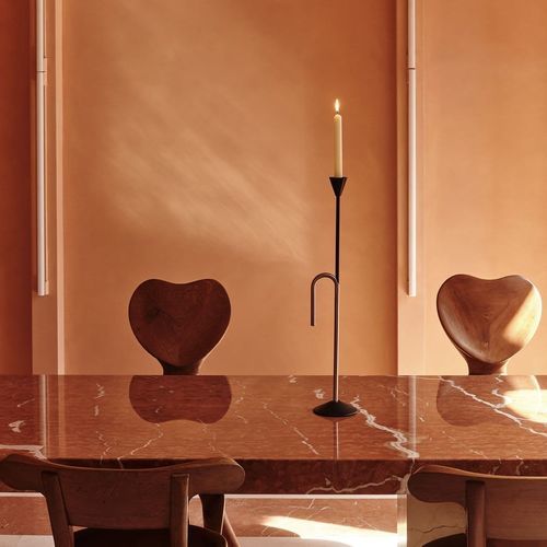 Powdercoated steel candle holder BATON BD Barcelona Design by