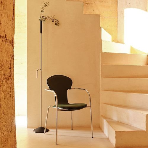 Minimalist design vase - BATON - BD Barcelona Design - powder-coated steel / floor / by Ronan Bouroullec