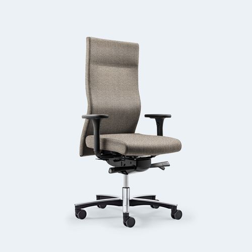 Contemporary office chair - PLUS XL - Löffler Bürositzmöbel GmbH - indoor / fabric / foam