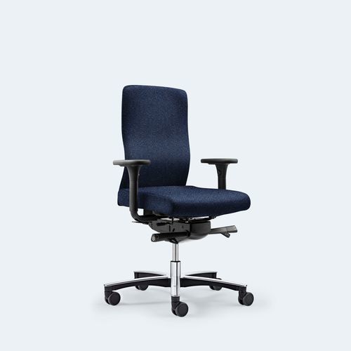Contemporary office chair - PLUS - Löffler Bürositzmöbel GmbH - indoor / fabric / metal base