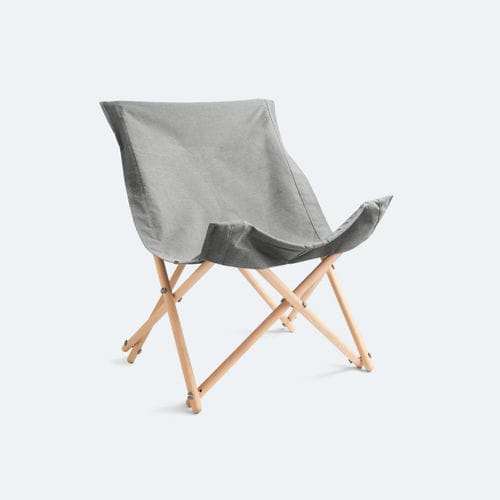 Contemporary deck chair - ISOLO - Löffler Bürositzmöbel GmbH - fabric / ash / outdoor