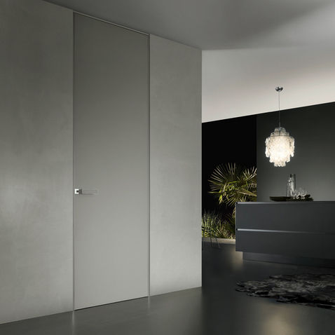 Interior door - MOON - RIMADESIO - wooden / swing / without glazing