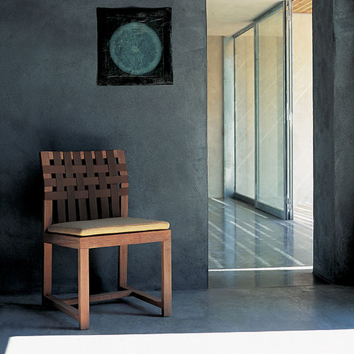 Contemporary chair - NETWORK 149 - RODA - outdoor / indoor / polyester