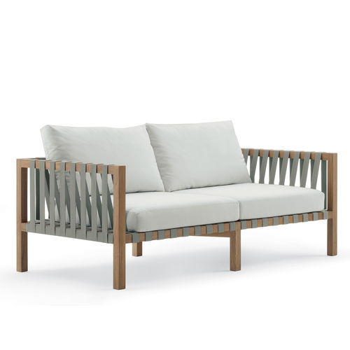 Contemporary sofa - MISTRAL 102 - RODA - garden / fabric / with armrests