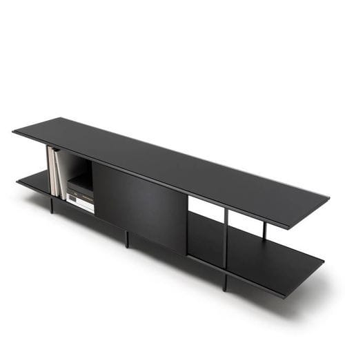 Contemporary sideboard - RAILWAY - Living Divani - oak / wood veneer / MDF
