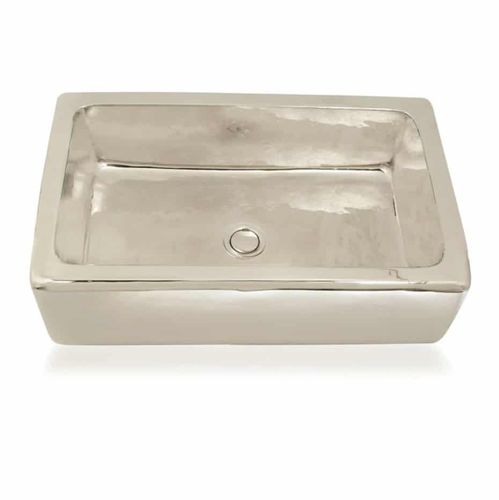 Single-bowl kitchen sink - MARIUS - JANDELLE - without drainboard / copper / apron-front