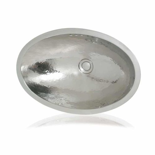 Built-in washbasin - EMMA  - JANDELLE - copper / oval / contemporary