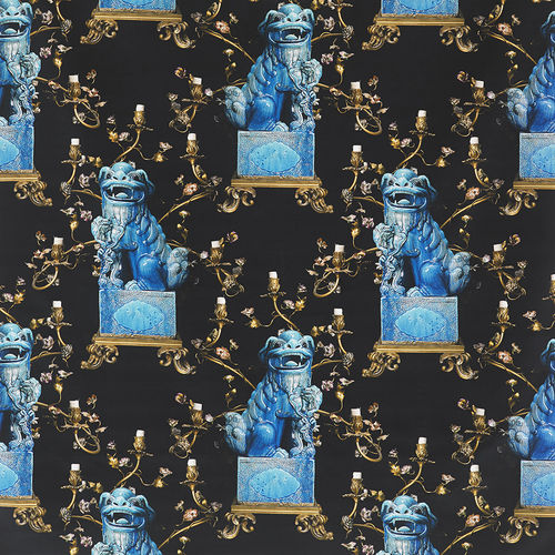 Upholstery fabric - CHIEN LCT 5372 - Gastón y Daniela - for curtain / animal motif / cotton