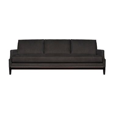 Traditional sofa - NORMANDIA - Gastón y Daniela - fabric / black