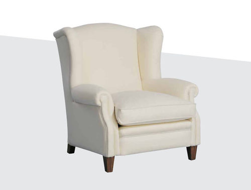 Traditional armchair - HERNANI - Gastón y Daniela - fabric / wing / bergere