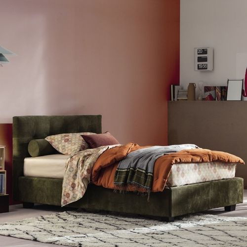 Double bed - MAX CAPITONNÈ  - Twils - single / contemporary / upholstered