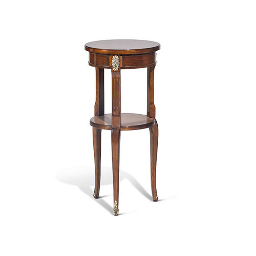 Traditional side table - ART. 8357 - SALDA ARREDAMENTI - cherrywood / round / home