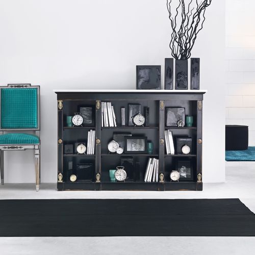 Free-standing bookcase - ART. 8139 BIS - SALDA ARREDAMENTI - Empire style / wooden / marble