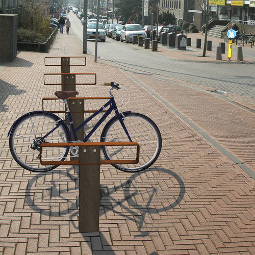 Floor-mounted bike rack - ROUGH&READY-KEY - Streetlife - for public space / galvanised steel / stainless steel
