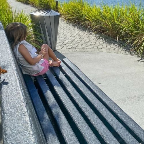 Contemporary bench - ROUGH&amp;READY - Streetlife - recycled plastic / PE / PP