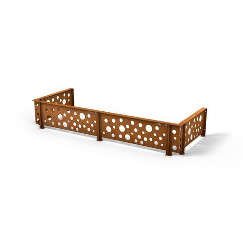 COR-TEN® steel tree guard - STRIP - Streetlife - galvanised steel / powder-coated steel