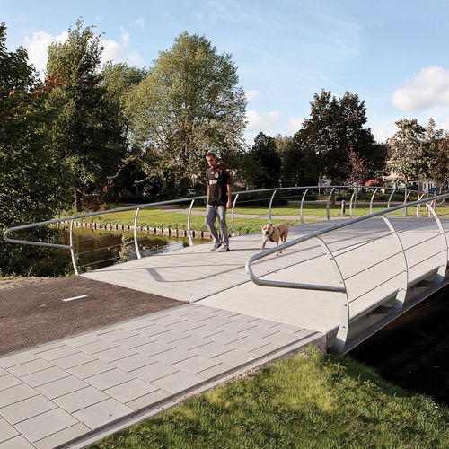 COR-TEN® steel bridge - SHORTLINE - Streetlife - steel / arch / slab
