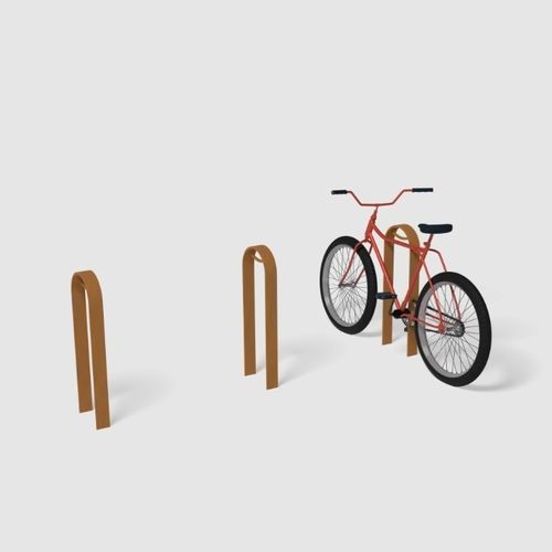 Floor-mounted bike rack - STRIP ARCHED - Streetlife - original design / made from recyclable materials / for urban areas