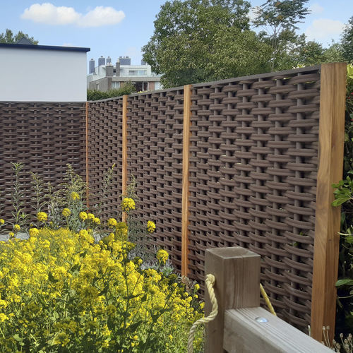 Panel fence - ECOWOOD - FOREST AVENUE - garden / for green spaces / playground